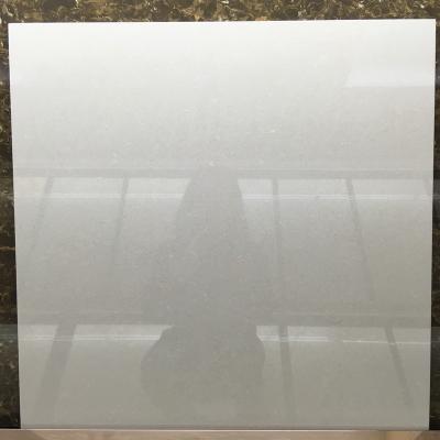 China Crystal Double Loading Full Polished Modern White Porcelain Tile 60X60mm for sale