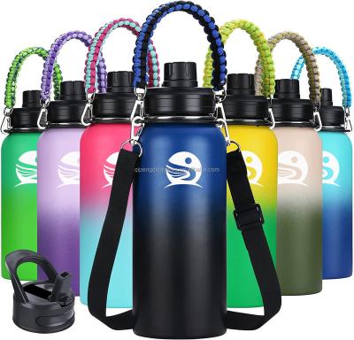 China 2022 Popular Stainless Steel Outdoor Sports PORTABLE Bottle Flask GYM Sport Drinks Bottle New for sale