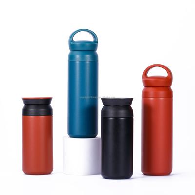 China 350ml 500ml PORTABLE Promotional Gift Stainless Steel Water Bottle Insulated Sports Bottle With BPA Free Lid for sale