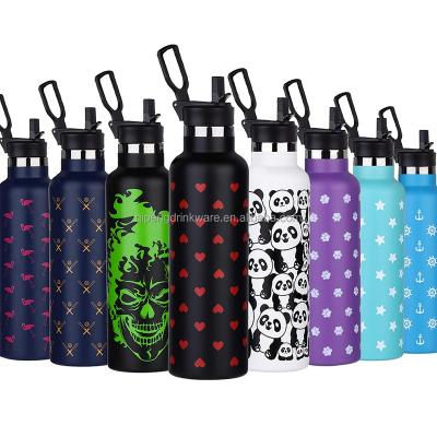 China Eco-friendly PORTABLE Custom Standard Double Wall Logo Bottle Water Mouth Drink Insulated Water Bottle for sale