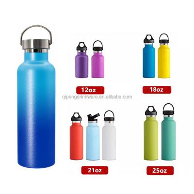 China Wholesale Hot Sale PORTABLE Double 18/8 Stainless Steel Wide Mouth Vacuum Insulated Sports Water Bottle for sale