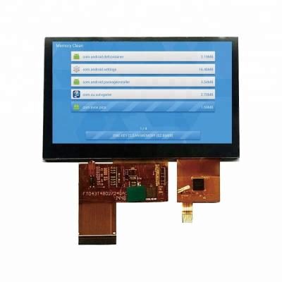 China Automotive Display 4.3 Inch 480*272 TFT LCD Module 4.3 Inch Capacitive Touch Screen 40 RGB Automotive Display, Automotive Electronics Normal White for sale