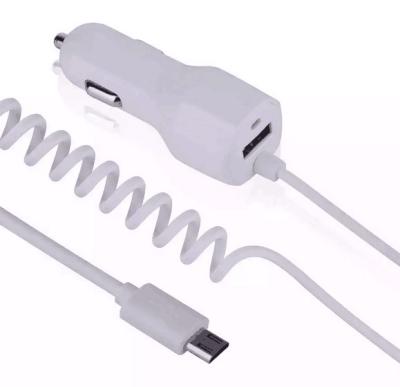 China Tipo de color blanco c micro mini cargador de coche USB 5v 2.5a 5v 3a 5v 1a 2.1a en venta