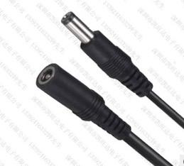 China Cable de computadora portátil de corriente continua 12V Cordo de adaptador de alimentación de corriente continua con 5.5 * 2.5MM Flat Black Red Wire en venta