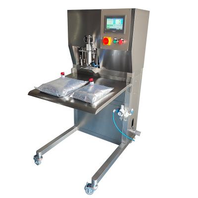 China Food BIB Filling Capping Machine, Liquid Egg/Red Wine/Juice Bag In Box Filling Capping Machine for sale