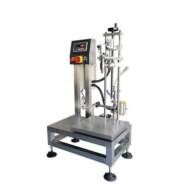 China 5L Food Semi-automatic Oil Weighing Filling Machine, 10L Drinking Water Semi-automatic Weighing Filling Machine, Oil Weighing Fill Machine for sale