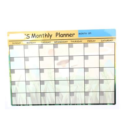 China Maglory Planner Board Erase Whiteboard Custom Dry Magnetic Simple Fridge Calendar Daily Weekly Monthly Chore Chart for Kids for sale