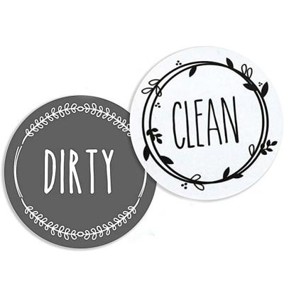 China Maglory Amazon Letter Dishwasher Double Sided Fridge Magnet Plate Dishwasher Magnet Clean Dirty Hot Sign Indicator For Kitchen Organize for sale