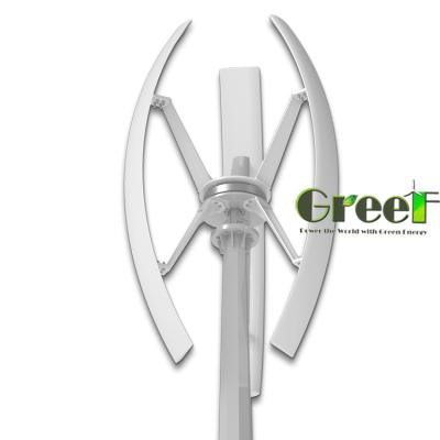 China Aluminum body+copper wire+Nd-Fe-B China SGS 1KW 150RPM Roof Mounted Wind Turbine Price for sale