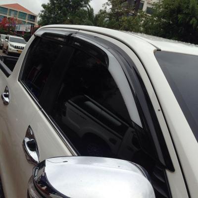 China Pre-attached with 3M Self Adhesive Nice quality take the car accessories door 2 colors sun visor for toyota hilux revo 2017 for sale