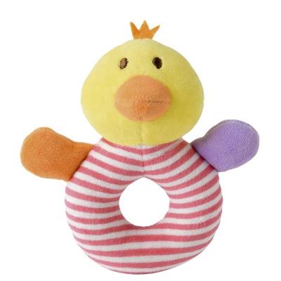 China Soft Plush Safety Baby Toy Hand Shake Bell Ring Baby Rattle Baby Hand Bell Rattles Lovely Animals for sale