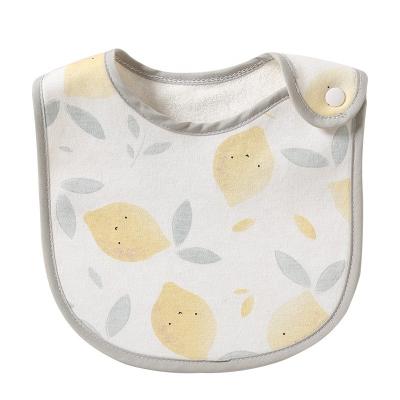 China Disposable Unisex Silicone Closure Button Closure Silicone Baby Bandana Baby Bandana Bibs Disposable Super Absorbent Bibs Machine Washable for sale