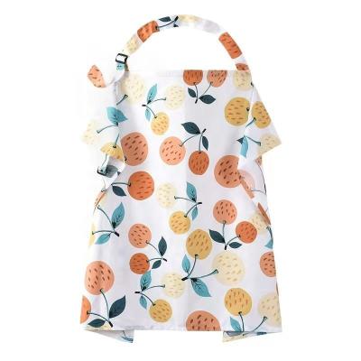 China Breathable Baby Nursing Cover for Breastfeeding with Sew-in Burp Cloth and Matching Pocket Breastfeeding Cover Towel for sale