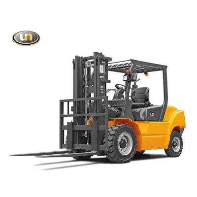 China Diesel Forklift Mini 4 Ton ISUZU Engine 1070*150*50 Lifting Machine for sale