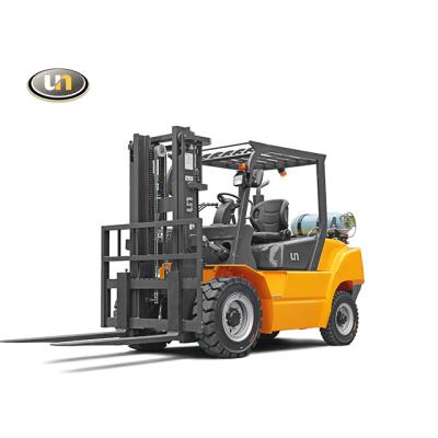 China Widely Used Warehouse Equipment 4ton Gasoline And LPG 1070*150*50 Forklift for sale