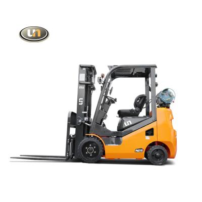 China High Efficiency UN Brand 2.5T LPG Forklift With Cushion Tire for sale