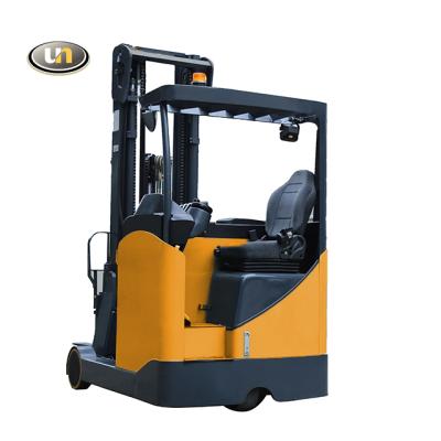 China 2T 10m Electric Reach Forklift Battery Operated Truck 1070*120*40mm for sale