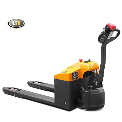 China Building Material Stores Self Loading Pallet Truck Electric Forklift for sale