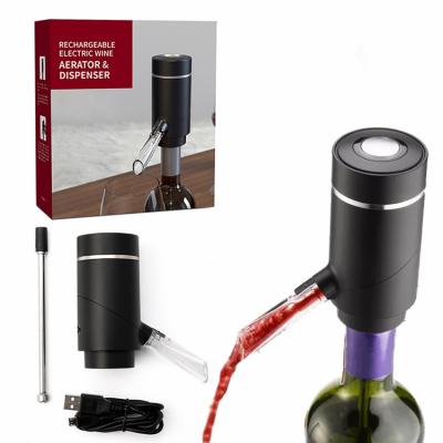 China Home Accessories Hot Sale Bar Barware Party Wine Aerator and Electric Decanter, Smart Pump Wine Dispenser Set, Best Wine Gifts for sale