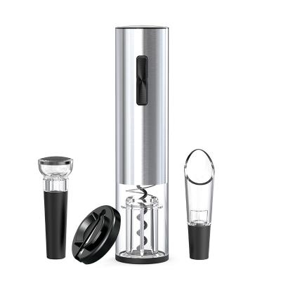 China Home Party Barware Bar Accessories Custom Automatic High End Electric Wine And Bottle Opener Set Gift Box With Charging Base for sale