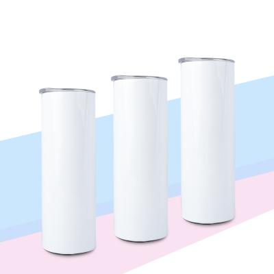 China Durable USA Warehouse 20oz Stainless Steel Tumbler Heat Transfer Printing Double Wall Insulated Straight 20oz Sublimation Tumblers for sale