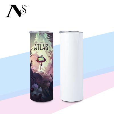 China 20 oz Sublimation Tumblers Durable Upright Lean Double Wall Stainless Steel Vacuum Insulated Tumbler for sale