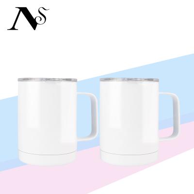 China Factory Price USA Warehouse Sustainable Sublimation Masks White Straight Slim Sublimation Double Wall Tumbler Travel Coffee Mug for sale