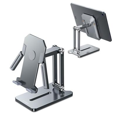 China Mini Portable Aluminum Alloy Adjustable Phone Stand Foldable Desk Stand Below 12.9 Inch Electronics Devices for sale