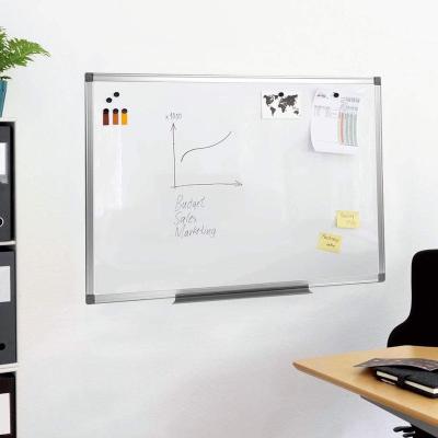 China Office/Classroom/Home Dry Erase Whiteboard for Walls, Silver Aluminum Frame, Magnetic Board for Kids Teaching Home Classroom for sale