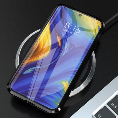 China New 360 Flip Phone Case For Huawei P40 Lite Front Back Magnet Metal Covers Hawei P40 magnetic honor 20 light P30 P 30 P 40 100% pro for sale