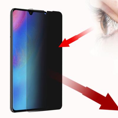 China Anti-Spy For Huawei Honor 8A 2020 8X MAX Anti-Spy Privacy Tempered Glass Transparent Black Peep Prevention Screen Protector for sale