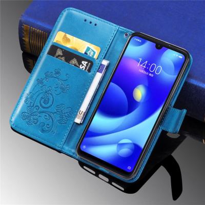 China Unique for Sharp Sense 2 3 Lite plus AQUOS R3 R2 shv43 SHV39 SHV44 wallet phone case shell mobile cover retro embossed Lucky Clover for sale