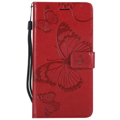 China Unique Butterfly Pattern Case For Huawei Y5 Y6 Y7 Pro 2018 2017 2019 Prime Cases Back Cover Wallet Leather Cell Phone A6503 for sale