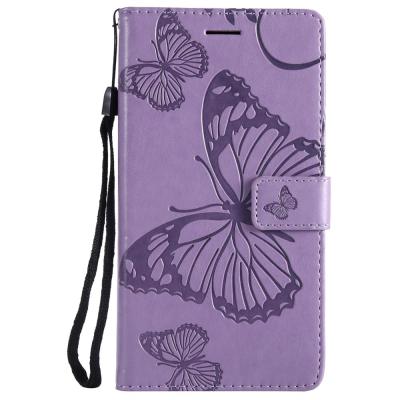 China Unique Butterfly Pattern Case For Samsung S6 S7 S8 S9 S10 PLUS E 5G Galaxy Case Back Cover Wallet Leather Mobile Phone Cases A6503 for sale