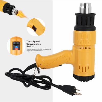 China 1800w Air Temperature Adjustment Cool/Hot Quick Heat Gun For Shrink Wrap Air Gun Plastic Welding Hot Electric Hot Air Gun for sale