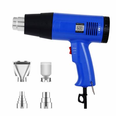 China Cool/Hot Air Digital Display Knob Thermostat Portable Pneumatic Heat Gun For Industrial for sale