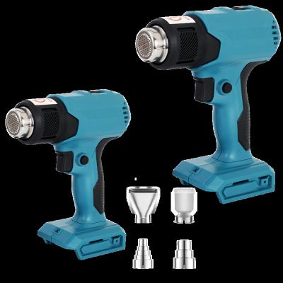 China Powerful Handheld Cordlessheat Cool / Hot Air Gun With Led Light for sale