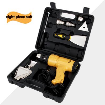 China Cool/hot air tool box 8 pieces hot air gun for electronics industry beauty mobile phone auto repair for sale