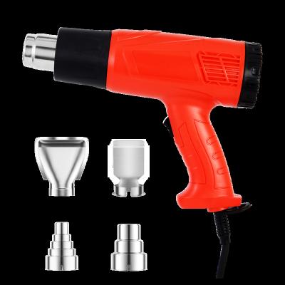 China Cool/Hot Air Shrink Wrap Hand Heated Heater Beautiful Craft Heater Pneumatic Heat Gun Black for sale