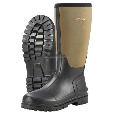 China Insulative Mens Work Boots Waterproof Rubbrt Boots Neoprene Dung Boots for sale