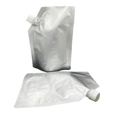 China Food Grade Liquid Spout Bag 2l 3l 5l Beer Foil Spout Pouch Custom Transparent Plastic Packaging for sale