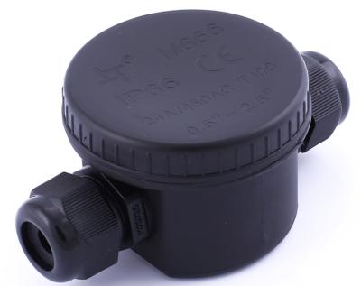 China 94V-2 PC Grade IP66 Plastic Waterproof Electrical Junction Box Power Cable Connector for sale