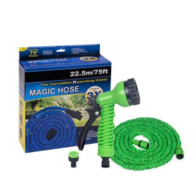 China Plastic Water Hose Pipe Garden Hose Pipe 7 Models Expandable Magic Water Gun for sale