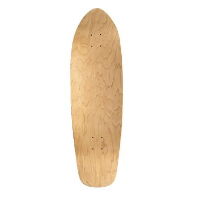 China Factory Youth Solid Maple Surfboard 32inch Maple Land Surfboard Deformed Surface Straight Double for sale