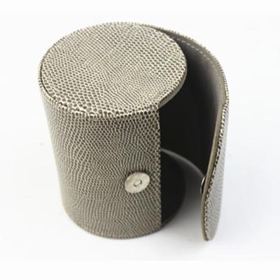 China Eco - Friendly Leather Tie Case PU Leather Single Link Box Set Luxury Packaging Boxes for sale