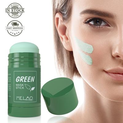 China Skin Care Moisturizer Merryfang Deep Clean Facemusk Face and Body Tea Purifying Clay Musk Cleansing Green Mud Mask Solid Facial Stick for sale