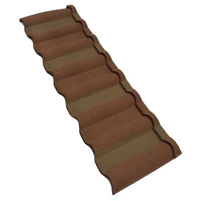 China Lightweight And Durable Color Stone Metal Roof Tile / South Africa Coated Roof Tiles for sale