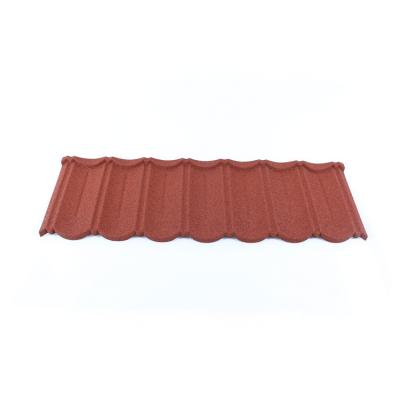 China Lightweight And Durable Chinese Supplier Custom Color Coated Stone Corrugated Metal Roofing Tiles for sale