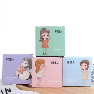 China Factory Wholesale 204 PCS Ultra Soft Strong Absorbent Thin Face Clean Cotton Pads Makeup Remove Cotton Pad MZR002 for sale