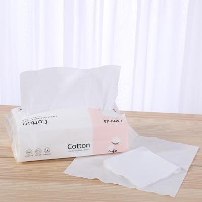 China Makeup Remover Cleansing Makeup Remover Cotton Wholesale Facial Cleansing Square Cloth for sale